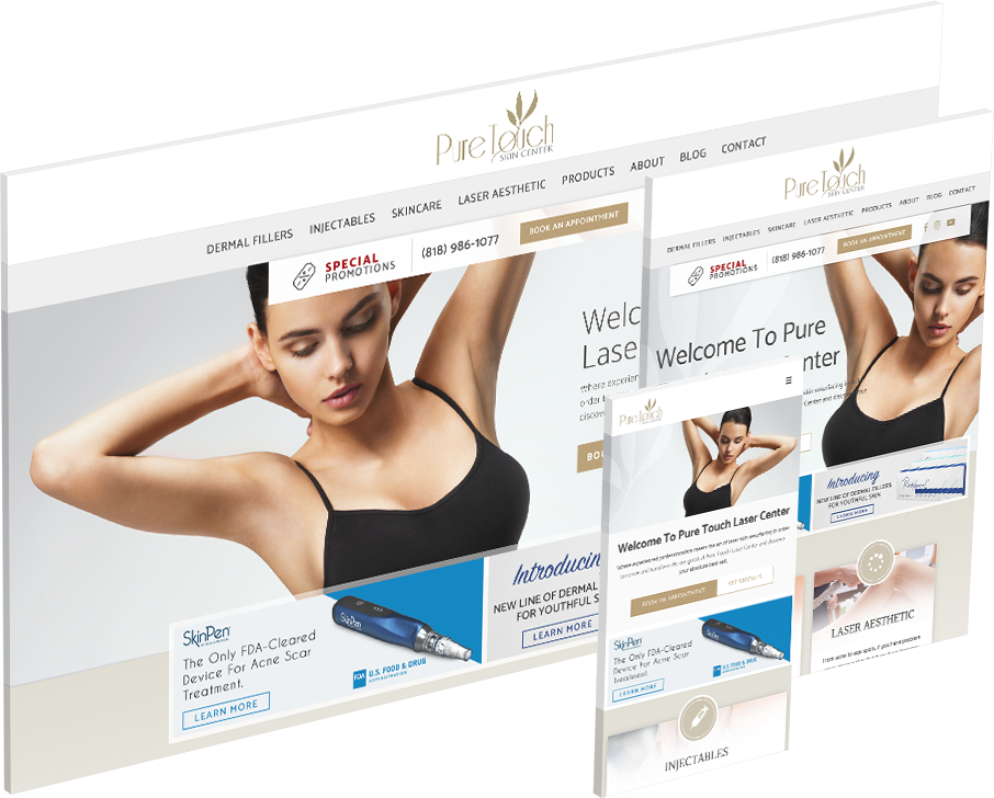 Pure Touch Medical Spa Website Design