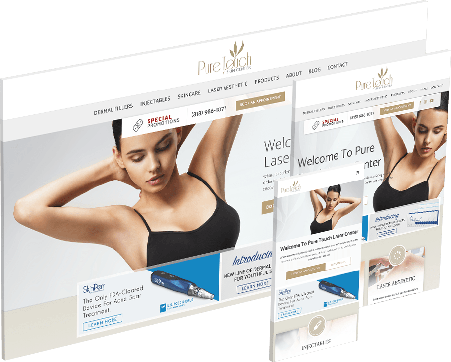 Pure Touch Medical Spa Website Design