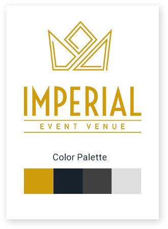 Imperial Event Venue Color Pallet
