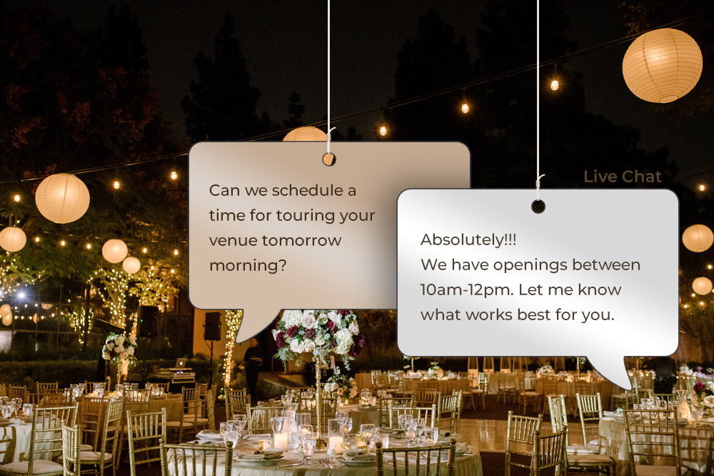 9 Reasons Why Your Wedding Venue Website Should Have A Live Chat