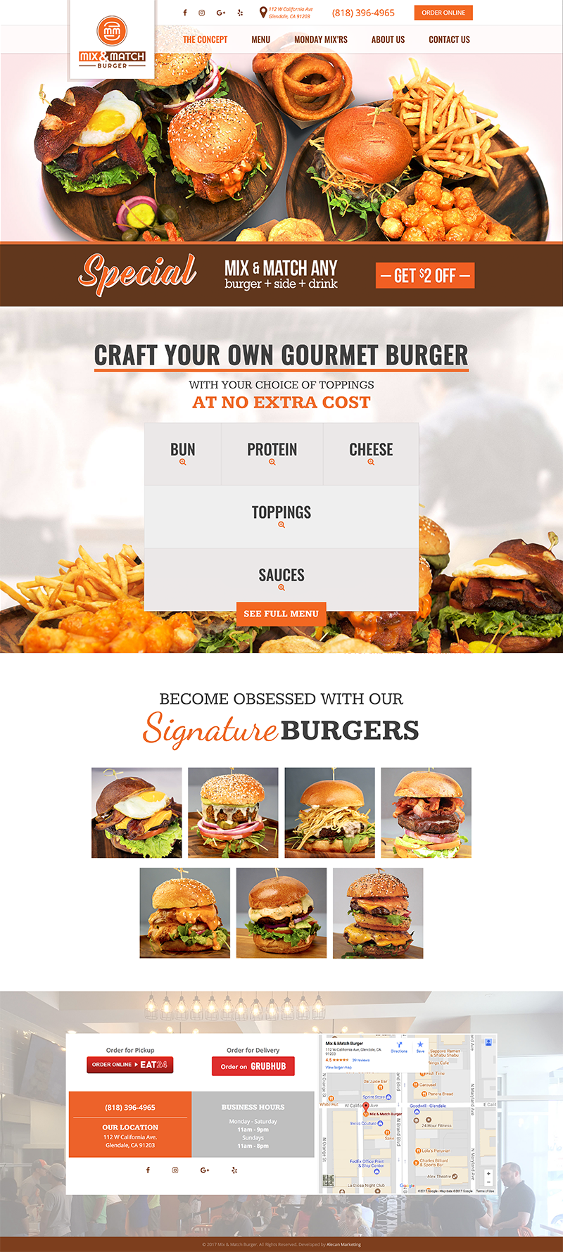 Mix &Amp; Match Burger - Website