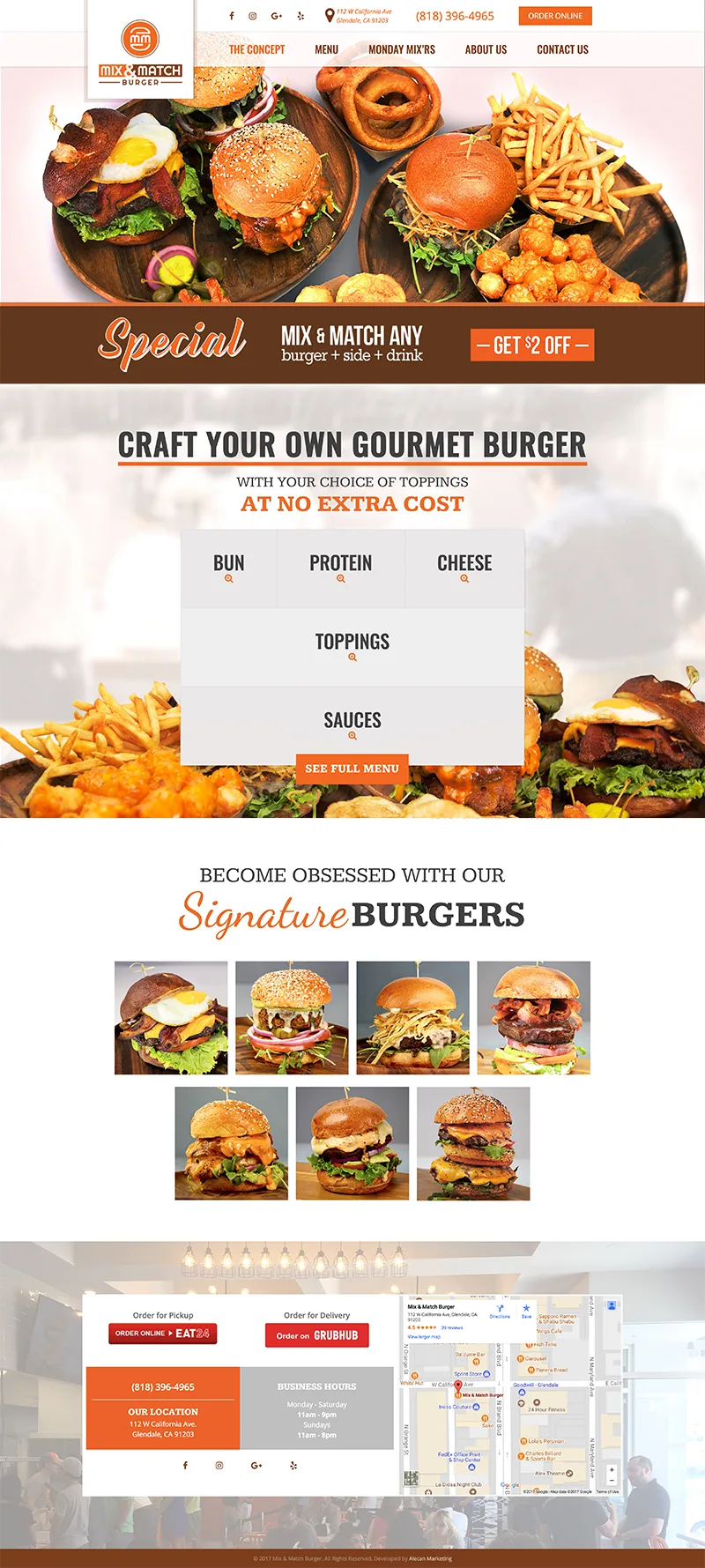 Mix &Amp; Match Burger - Website