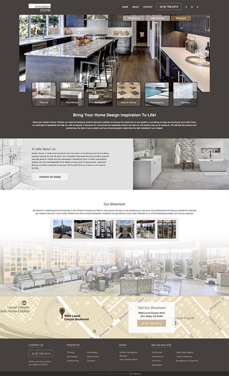 Modern Stone Inc. - Website