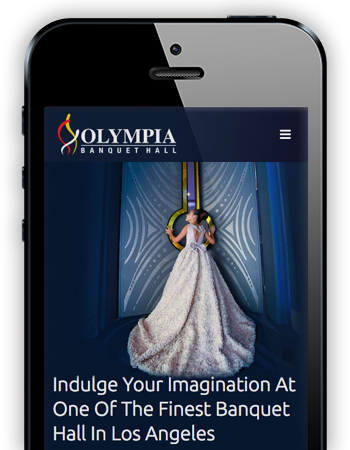 Olympia Banquet Hall - Mobile Website