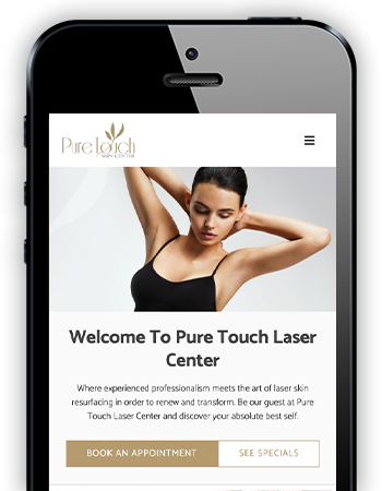 Pure Touch Laser Center - Mobile Website