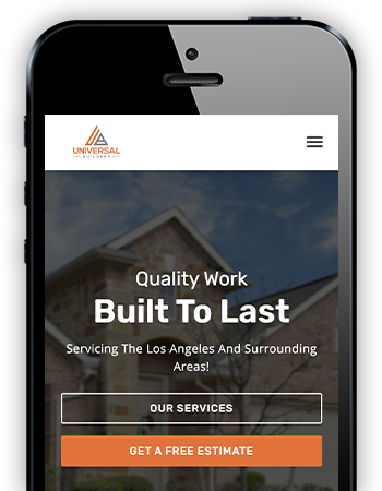 Universal Builders - Mobile Website